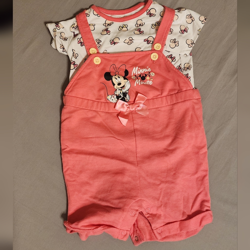 Disney Minnie Mouse Pink Romper